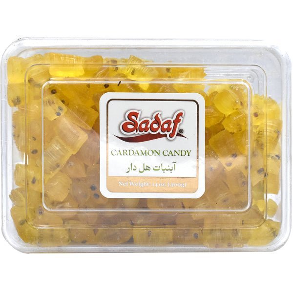 Sadaf Cardamom Candy | Abnabat Ghaichi Cardamom 14 oz - soofercoinc