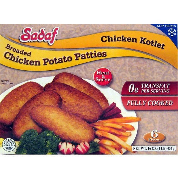 Sadaf Chicken Kotlet | Frozen - 16 oz. - Sadaf.com