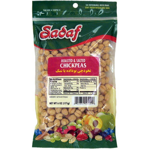 Sadaf Chickpeas | Roasted & Salted - soofercoinc