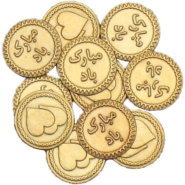 Sadaf Coins for Wedding & Nowruz | Sekkeh - 50 pieces - soofercoinc