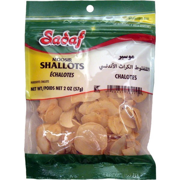 Sadaf Dried Shallots (Moosir)| Sliced - 2 oz - soofercoinc