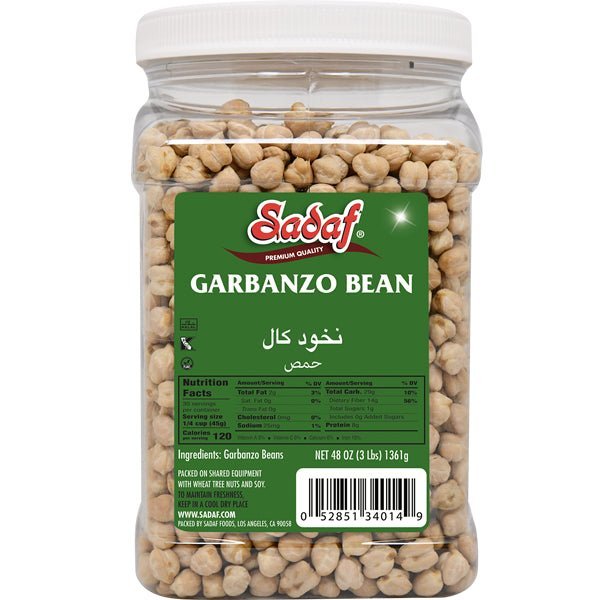 Sadaf Garbanzo Bean | Dried - 48 oz - soofercoinc