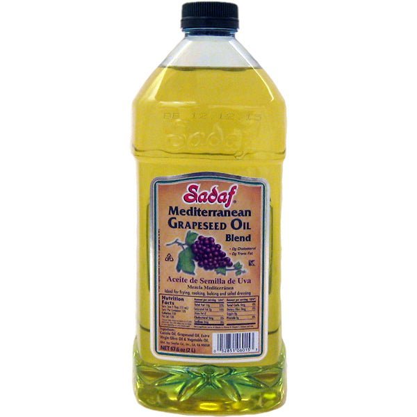 Sadaf Grapeseed Oil | Mediterranean Blend - 2L - soofercoinc