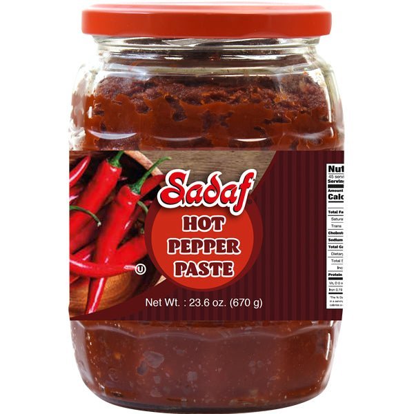 Sadaf Hot Pepper Paste | Spicy - 23.6 oz. - soofercoinc