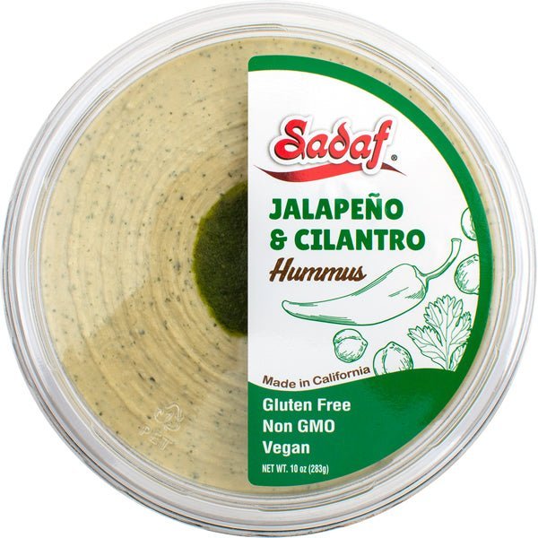 Sadaf Hummus | Jalapeno & Cilantro - 10 oz - soofercoinc