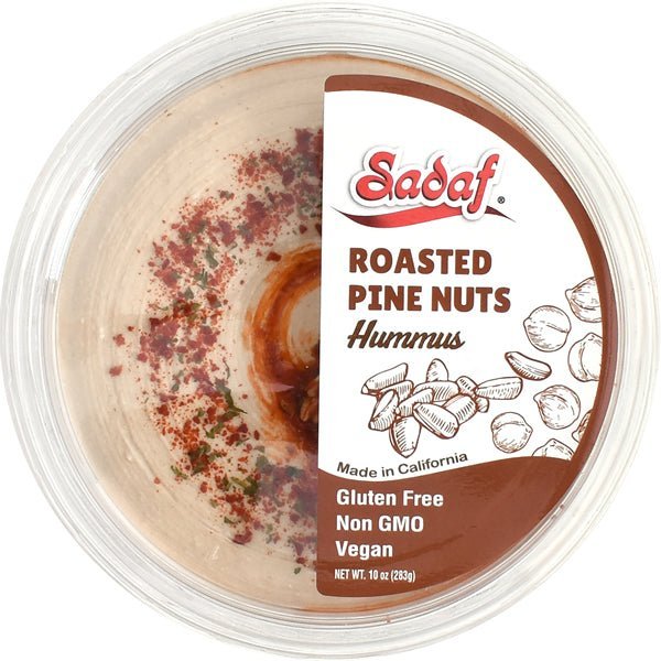 Sadaf Hummus | Roasted Pine Nuts - 10 oz. - soofercoinc