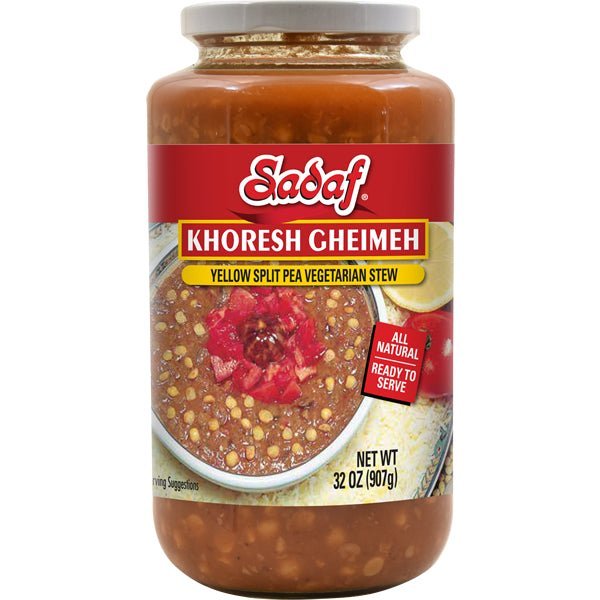 Sadaf Khoresh Gheimeh | Yellow Split Pea Stew in Jar - soofercoinc