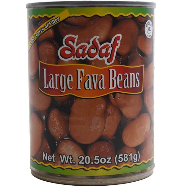 Sadaf Large Fava Beans | Canned - 20.5 oz. - soofercoinc