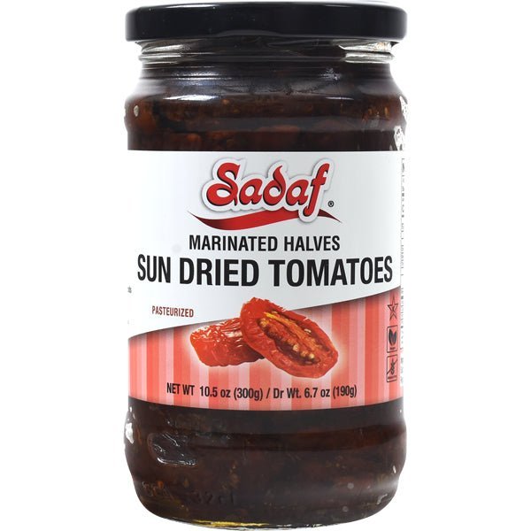 Sadaf Marinated Sun Dried Tomatoes | Halves - 10.5 oz - soofercoinc