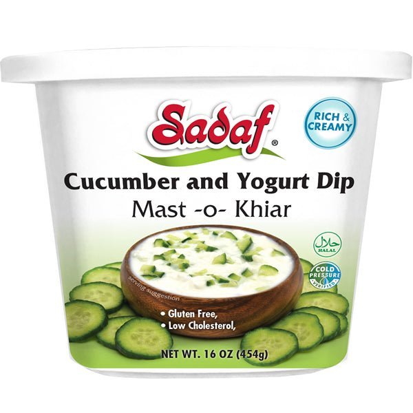 Sadaf Mast - o - Khiar | Cucumber and Yogurt Dip - 16 oz - soofercoinc