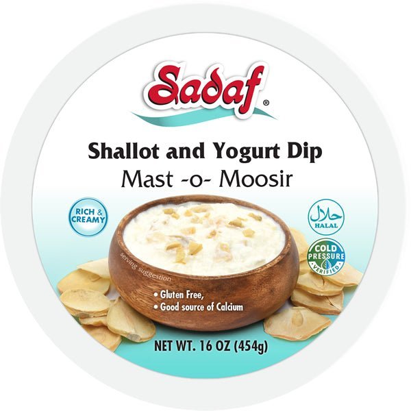 Sadaf Mast - o - Moosir | Shallot and Yogurt Dip - 16 oz - soofercoinc