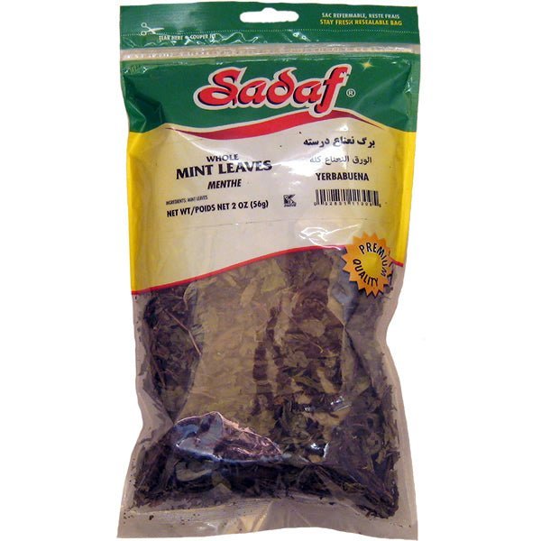 Sadaf Mint Leaves | Whole - 2 oz - soofercoinc