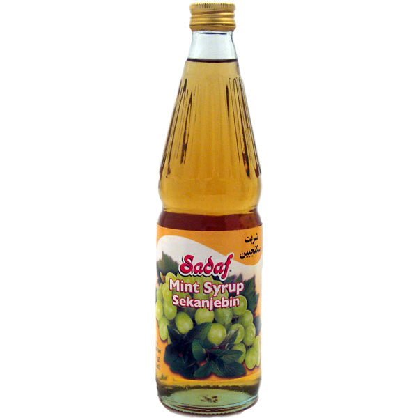 Sadaf Mint Syrup | Sekanjebin - 17 oz - soofercoinc