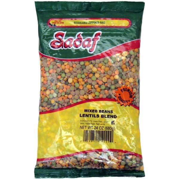 Sadaf Mixed Beans - Lentil Blend | Dried - 24 oz. - soofercoinc