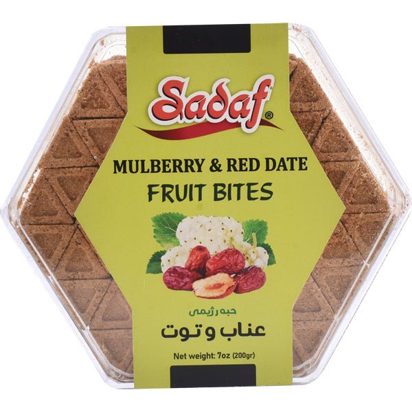 Sadaf Mulberry & Red Date | 100% Natural Fruit Bites 7 oz - soofercoinc