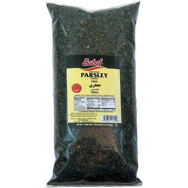 Sadaf Parsley Flakes | Family Pack - 8 oz - soofercoinc