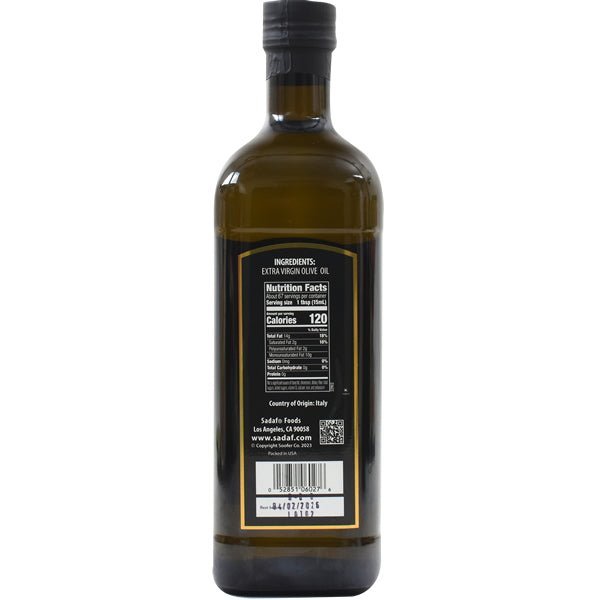 Sadaf Premium Extra Virgin Olive Oil | First Cold Press Robust - soofercoinc