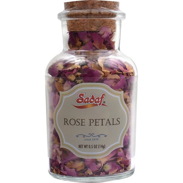 Sadaf Premium Rose Petals | Glass Jar - 0.5 oz - soofercoinc