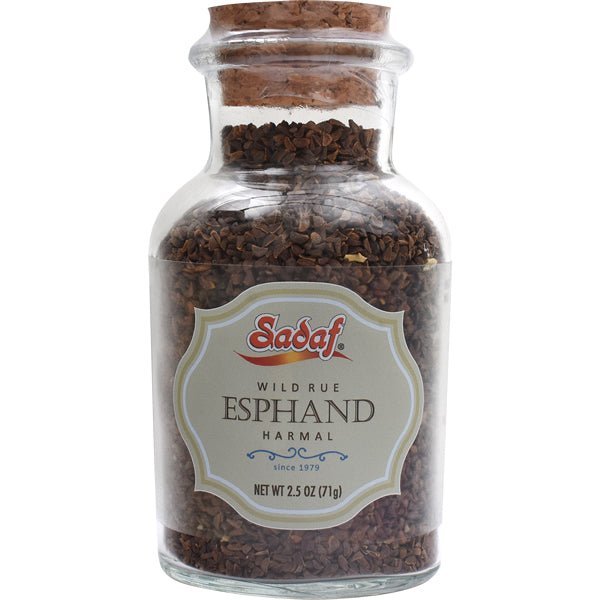 Sadaf Premium Wild Rue Esphand Harmal | Glass Jar - 2.5 oz - soofercoinc