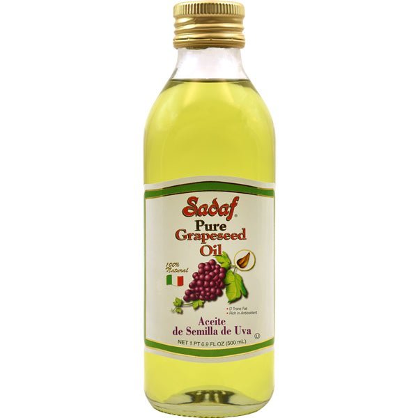 Sadaf Pure Grapeseed Oil - 500 mL - soofercoinc