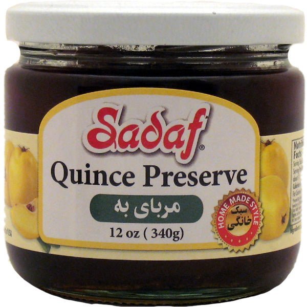 Sadaf Quince Preserve - 12 oz. - soofercoinc