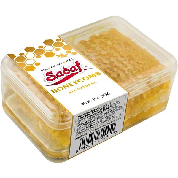 Sadaf Raw Grade A Honeycomb | Wildflower - 15.8 oz - soofercoinc