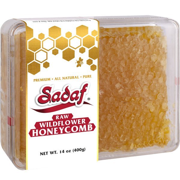 Sadaf Raw Grade A Honeycomb | Wildflower - 15.8 oz - soofercoinc