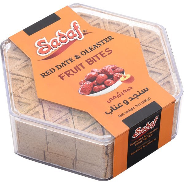 Sadaf Red Date & Oleaster | 100% Natural Fruit Bites 7 oz - soofercoinc