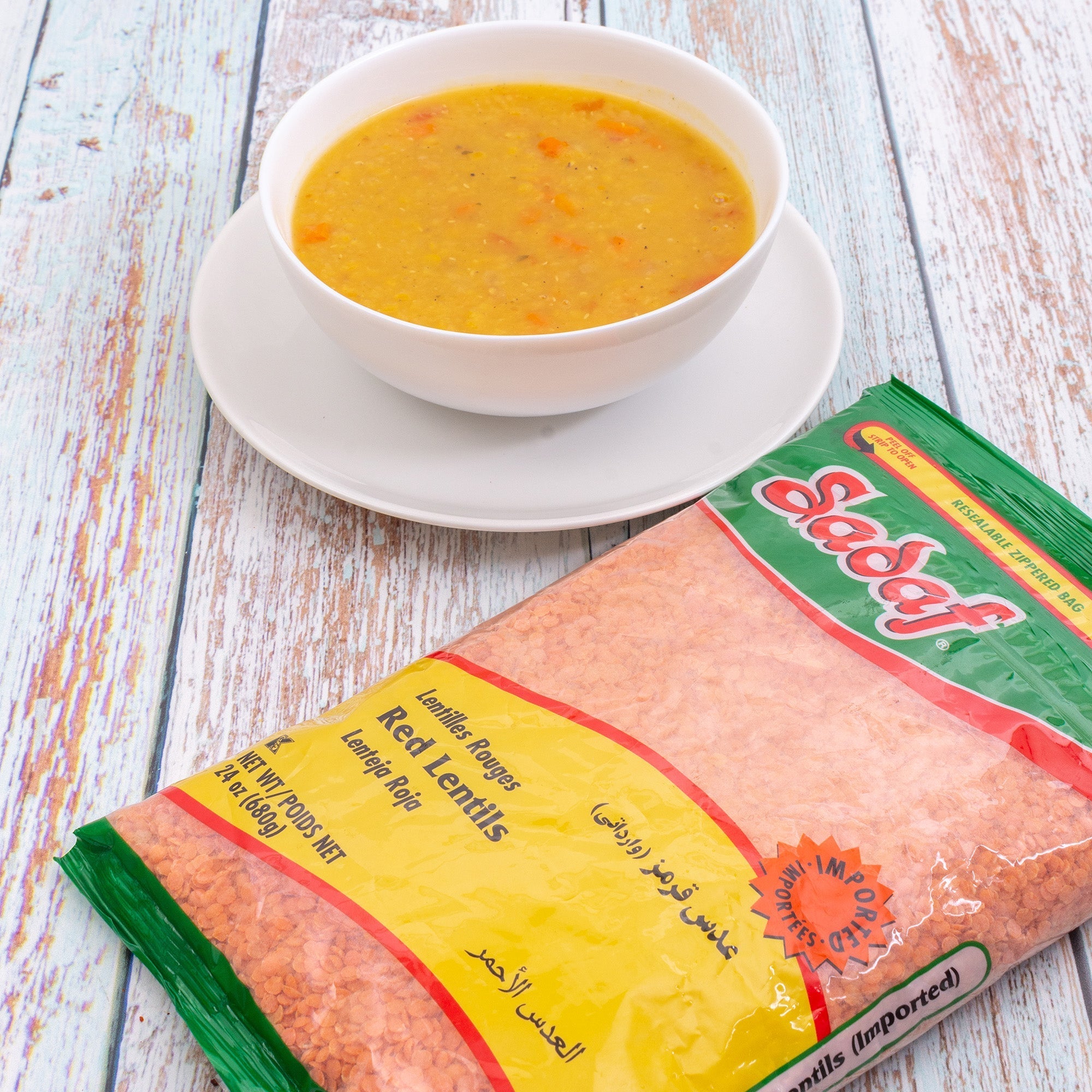 Sadaf Red Lentils | Imported - 24 oz. - soofercoinc