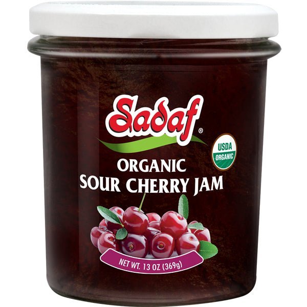 Sadaf Sour Cherry Jam | Organic - 13 oz. - soofercoinc