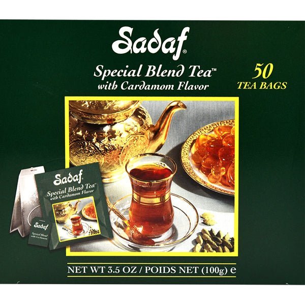 Sadaf Special Blend Tea with Cardamom | Foil Tea Bag - soofercoinc