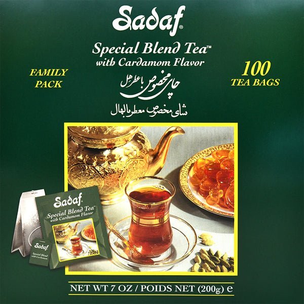 Sadaf Special Blend Tea with Cardamom | Foil Tea Bag - soofercoinc