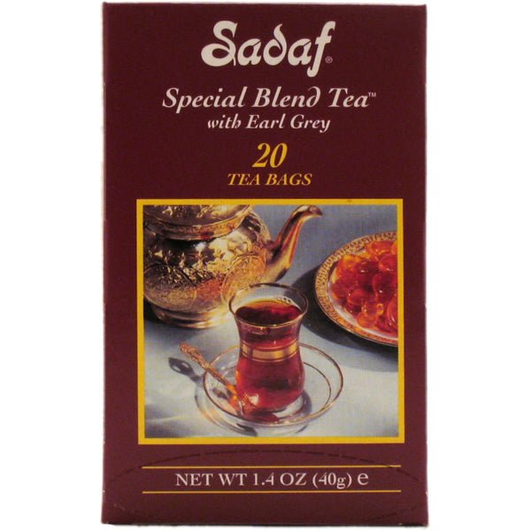 Sadaf Special Blend Tea with Earl Grey | Foil Tea Bags - soofercoinc