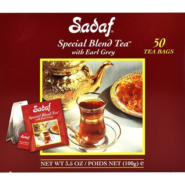 Sadaf Special Blend Tea with Earl Grey | Foil Tea Bags - soofercoinc