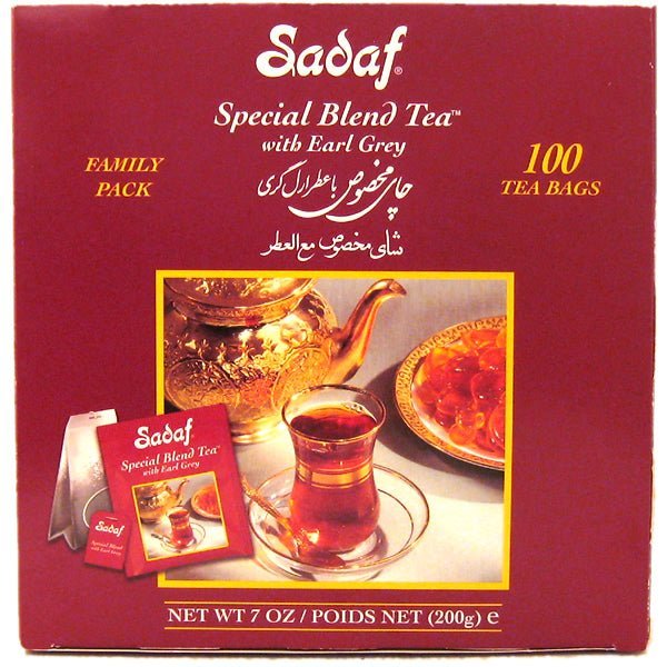 Sadaf Special Blend Tea with Earl Grey | Foil Tea Bags - soofercoinc