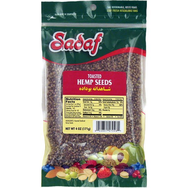 Sadaf Hemp Seeds | Toasted - 4 oz. - soofercoinc