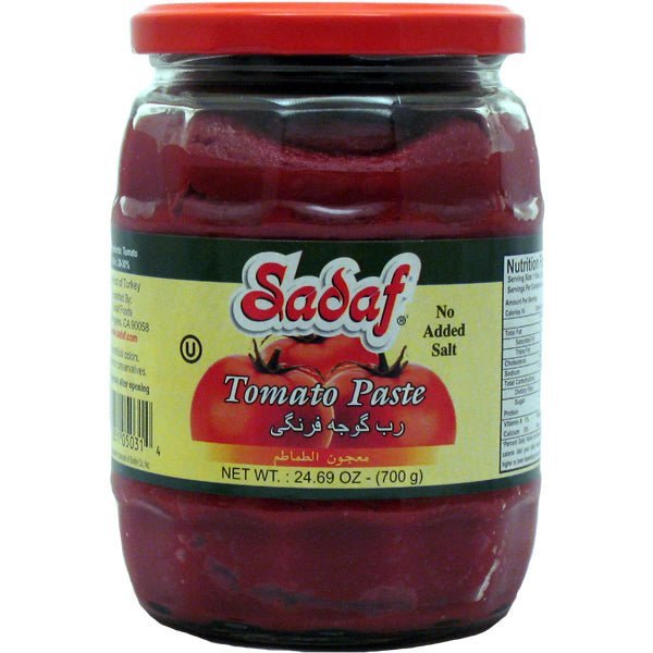 Sadaf Tomato Paste in Jar | No Salt Added - 24.7 oz. - soofercoinc