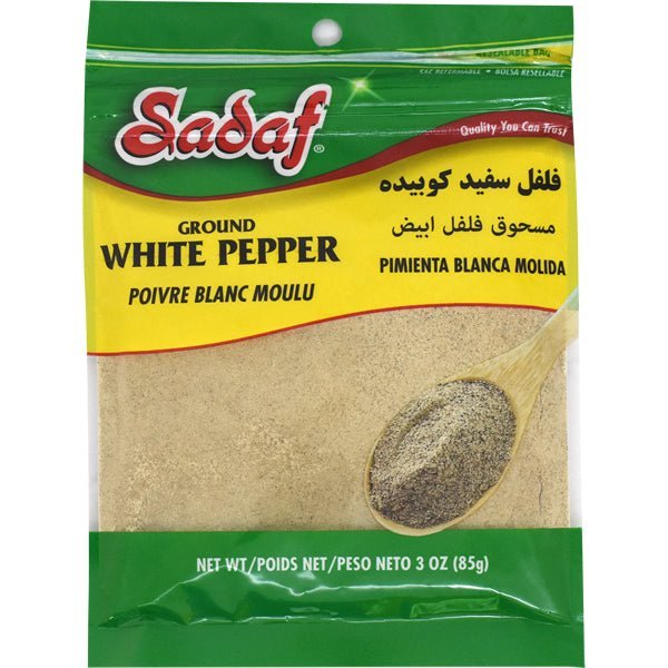 Sadaf White Pepper | Ground - 5 oz - soofercoinc