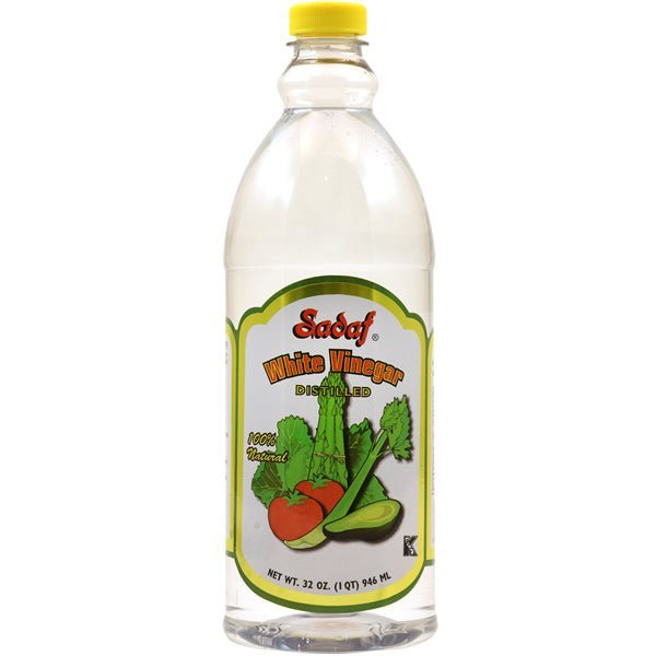 Sadaf White Vinegar | Distilled, 100% Natural - 32 oz. - soofercoinc