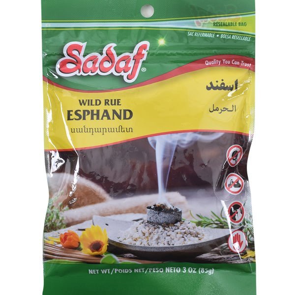 Sadaf Wild Rue Seeds (Esphand) - 3 oz - soofercoinc