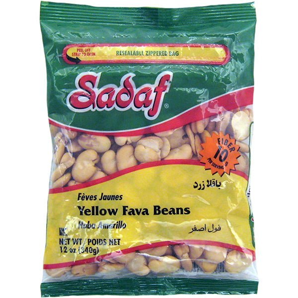 Sadaf Yellow Fava Beans | Baghala - 12 oz. - soofercoinc