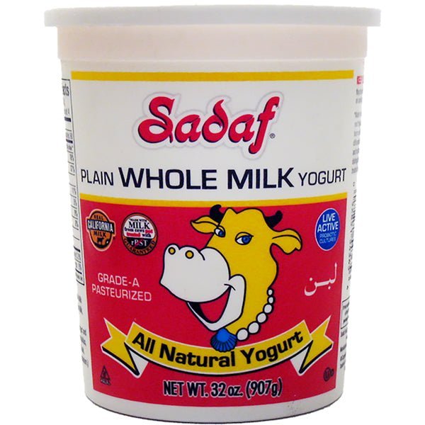 Sadaf Yogurt | Whole Milk - 32 oz. - soofercoinc