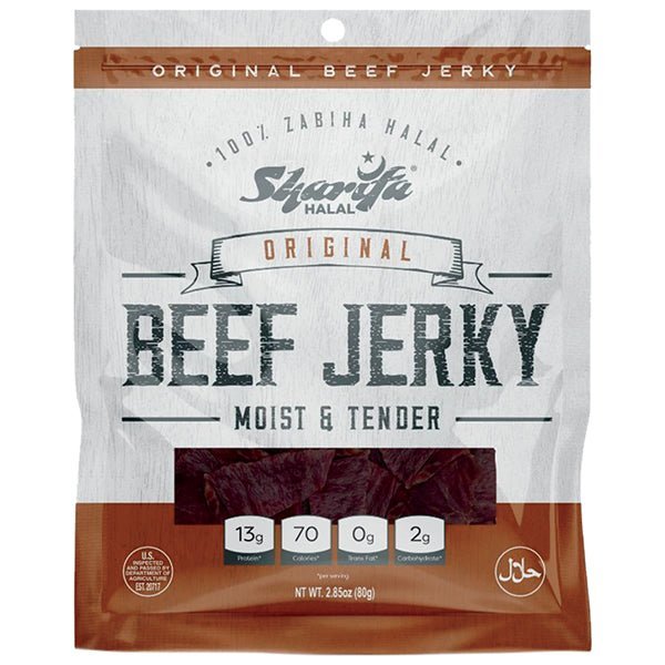 Sharifa Halal Beef Jerky | Original - 2.85 oz - soofercoinc