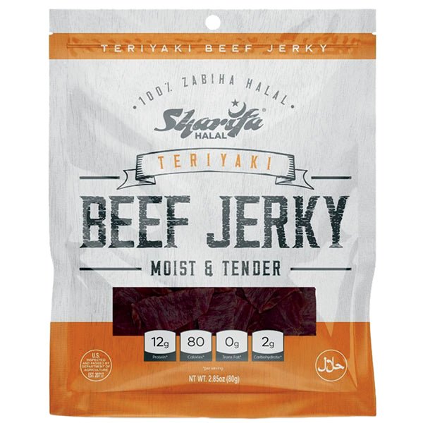 Sharifa Halal Beef Jerky | Teriyaki - 2.85 oz - soofercoinc