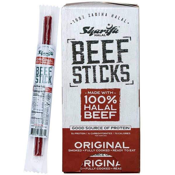 Sharifa Halal Beef Sticks | Original - 1.10 oz - soofercoinc