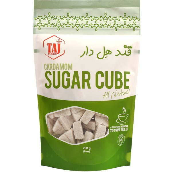 TAJ Sugar Cubes | Cardamom - All Natural - 9 oz - soofercoinc