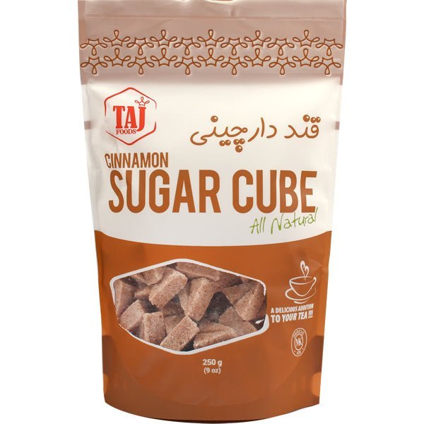 TAJ Sugar Cubes | Cinnamon - All Natural - 9 oz - soofercoinc