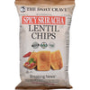 The Daily Crave Lentil Chips | Spicy, Sriracha - 4.25 oz. - soofercoinc