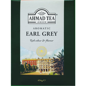 Ahmad Tea Black Tea, Earl Grey Aromatic Loose Leaf, 454g - Caffeinated and  Sugar-Free