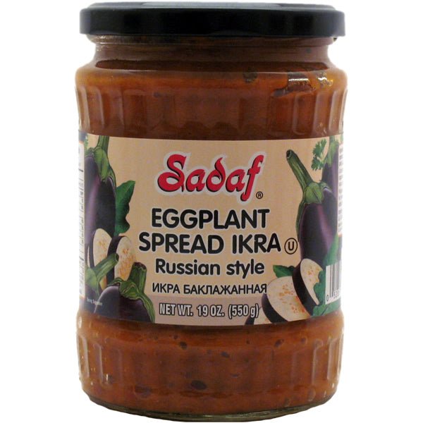 Sadaf Eggplant Spread  Russian Style Ikra - 19 oz. –